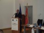 Podgorica, Montenegro, March 2007 Dr. Dragan Lajovic (CEO Development Fund), addressing the audience at the workshop on "Corporate Governance and Information" (EAR project)
