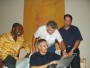 Dar es Salaam, Tanzania, October 2003 Preparing for a regional PRO€INVEST workshop (from left to right: Babs Adenaike, Philippe Queyrane, Stefano Bologna - sitting with PC, Sid Boubeker)
